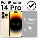 Liquid Silicone Case For Apple iPhone 14 Pro Luxury Thin Phone Cover Yellow-First Help Tech
