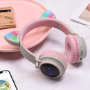 Hoco W27 Cat Ear 3 in 1 Wireless V5.0 JL Chip Headphone Pink
