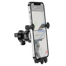 Hoco CA102 Manner Gravity Linkage Air Vent Universal Phone Car Holder Black Silver