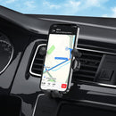 Hoco CA102 Manner Gravity Linkage Air Vent Universal Phone Car Holder Black Silver