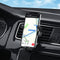 Hoco CA102 Manner Gravity Linkage Air Vent Universal Phone Car Holder Black Silver