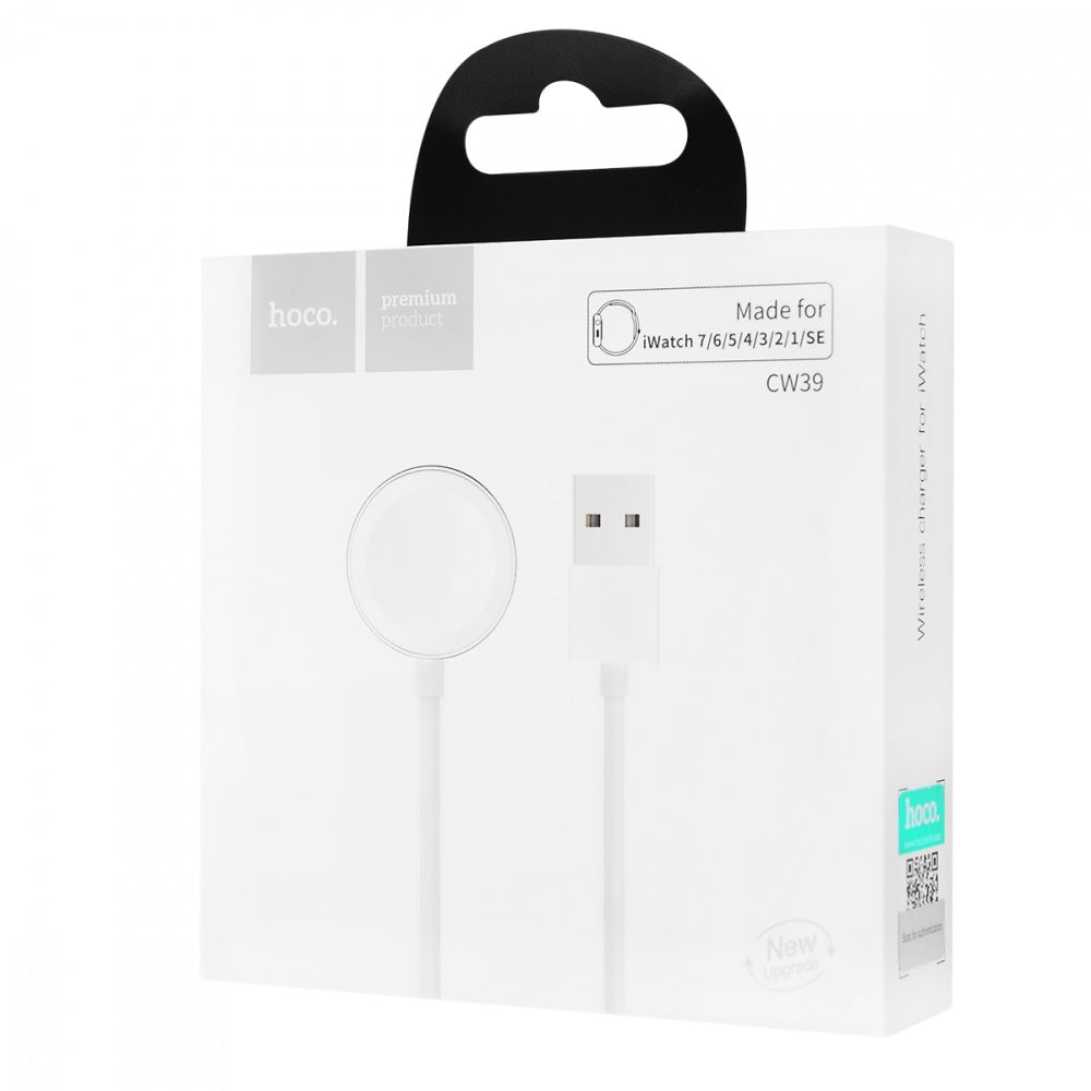 Hoco CW39 iWatch USB Wireless Charger White-www.firsthelptech.ie