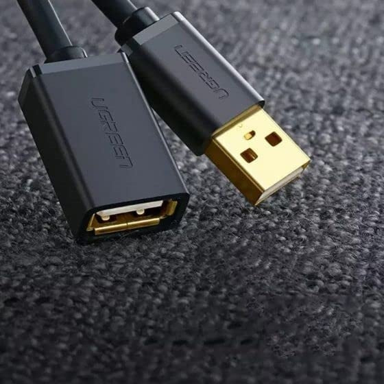 UGREEN 10315 USB 2.0 A Male to A Female Cable 1.5m Black-First Help Tech