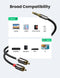UGREEN 10583 3.5mm Male to 2RCA Male Cable 1.5m Black-First Help Tech