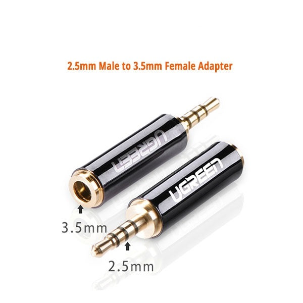 UGREEN 20501 2.5mm Male to 3.5mm Female Adapter-First Help Tech