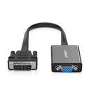 UGREEN 40259 DVI to VGA Active Converter Flat Cable Black