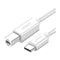 UGREEN 40417 USB-C to USB 2.0 Print Cable 1.5m White-First Help Tech