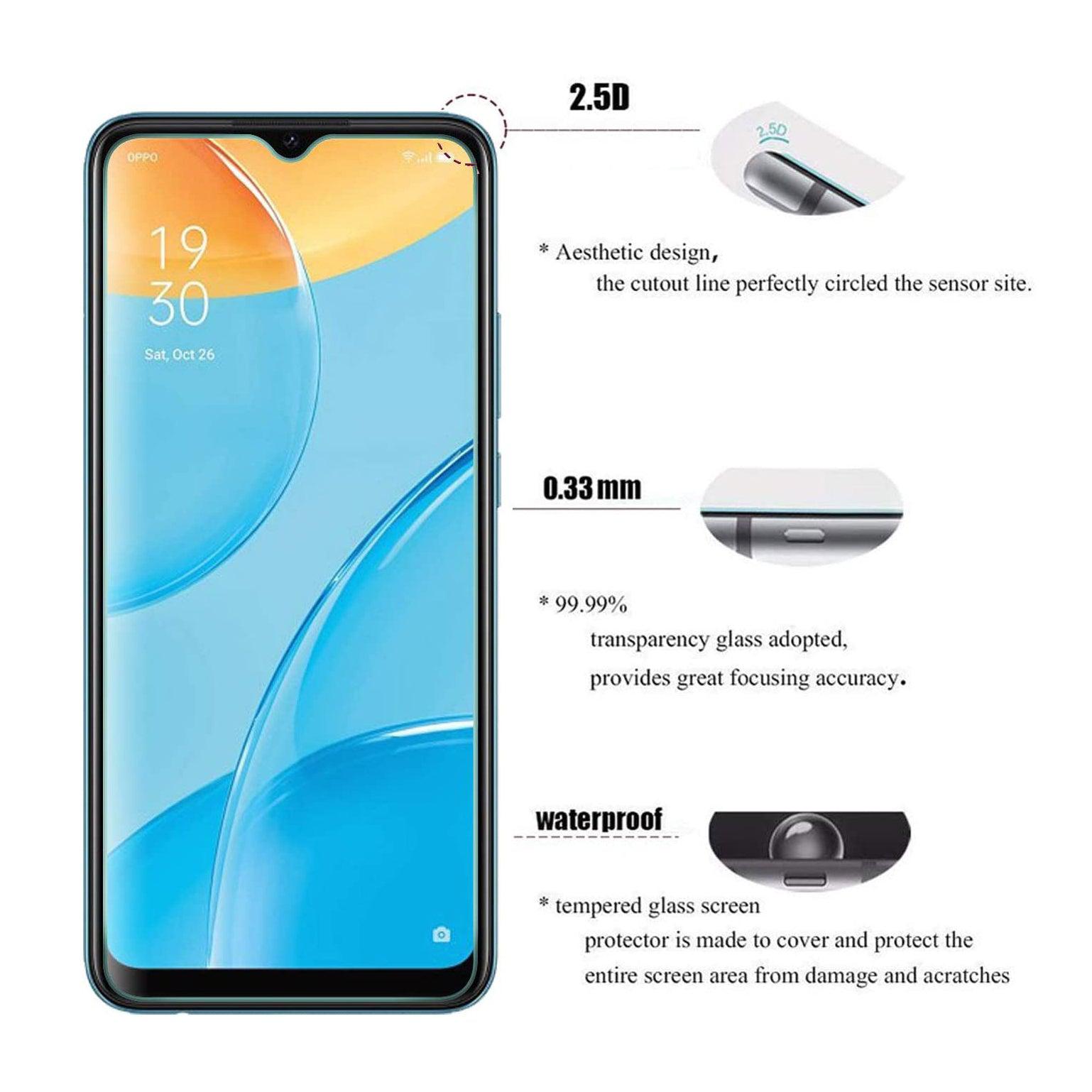 Screen Protector For Oppo A15 / A15s Tempered Glass-Tempered Glass-First Help Tech