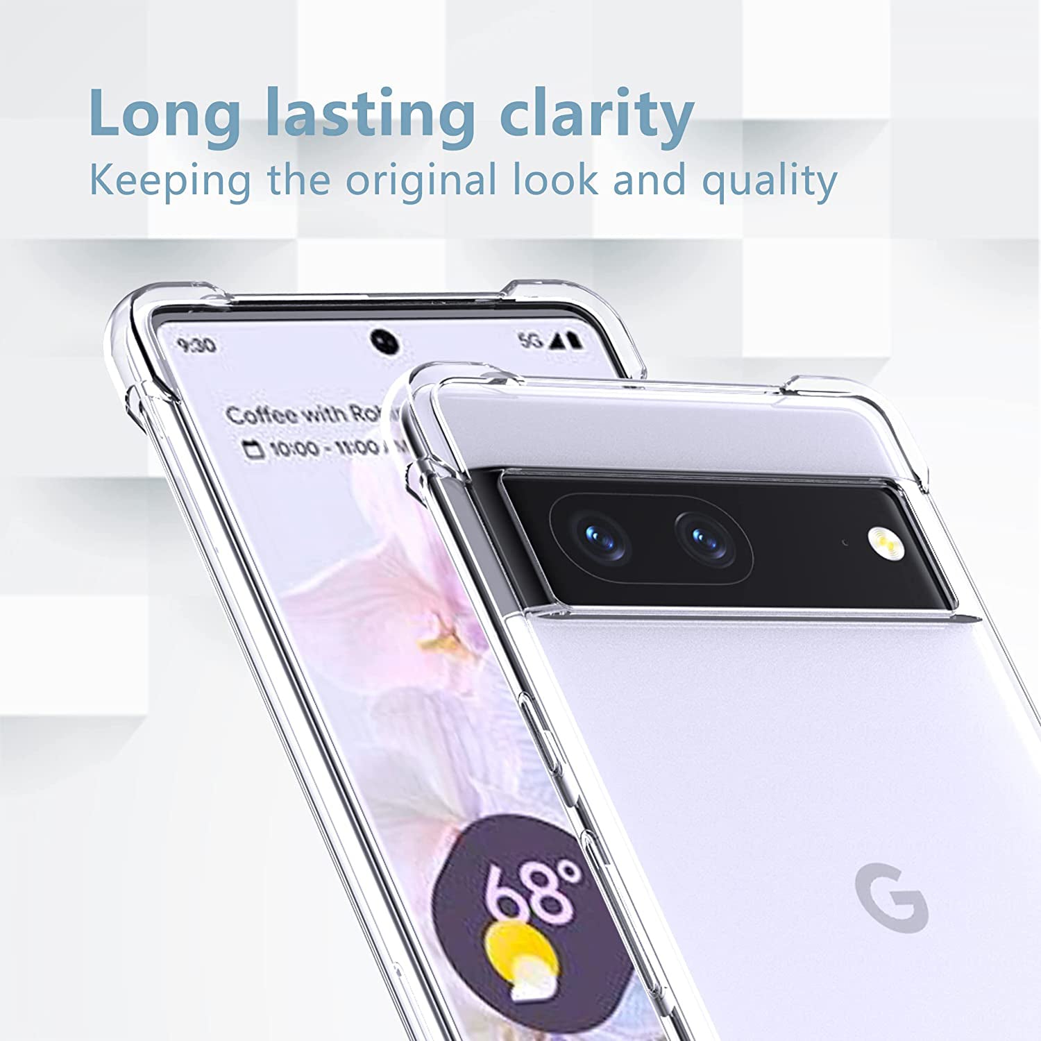 Clear Soft TPU Cover For Google Pixel 7 ShockProof Bumper Case