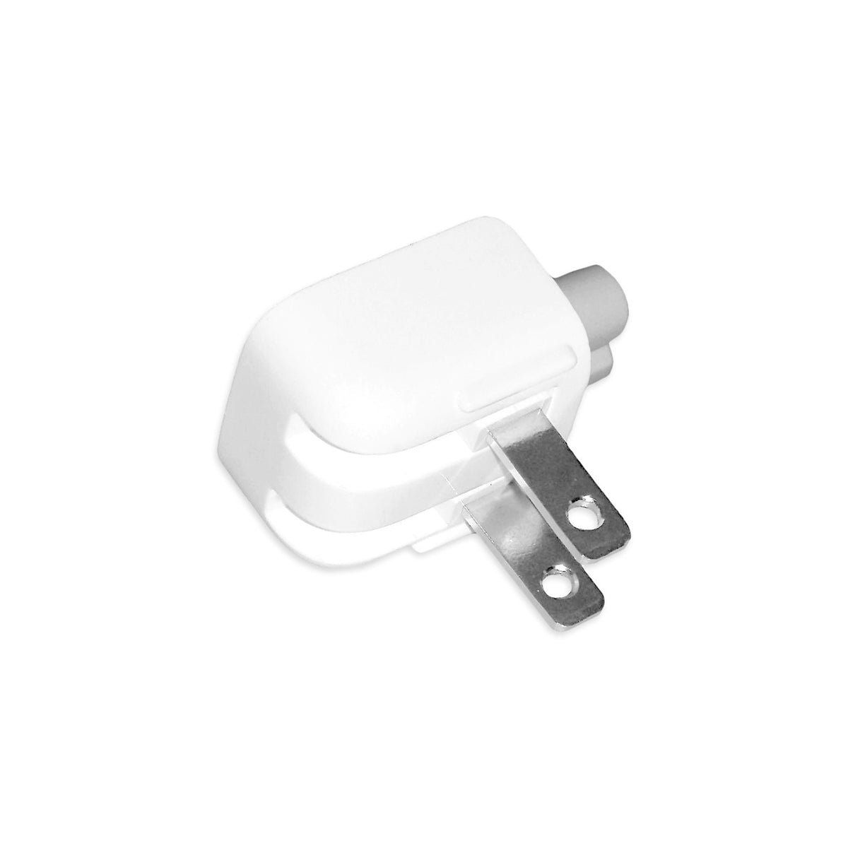 For Apple A1555 iPad Duck Head Adapter Plug 2 Pin 125V-2.5A White-Chargers-First Help Tech