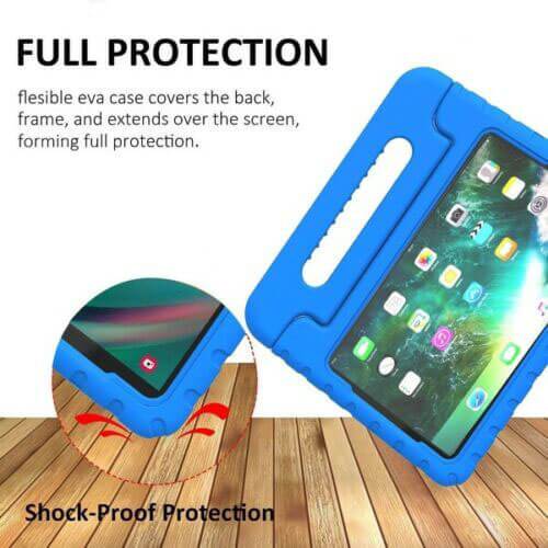 For Apple iPad 10.2" 2021 (9th Gen) Kids Case Shockproof Cover With Stand Blue-Cases & Covers-First Help Tech