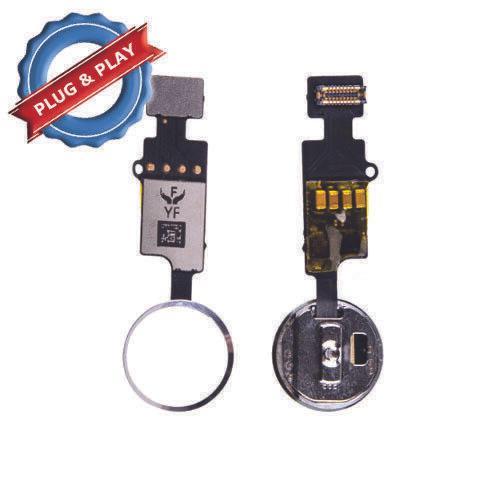 For Apple iPhone SE 2nd Gen 2020 Home Button YF 4th Gen Flex Cable - White-Mobile Phone Parts-First Help Tech