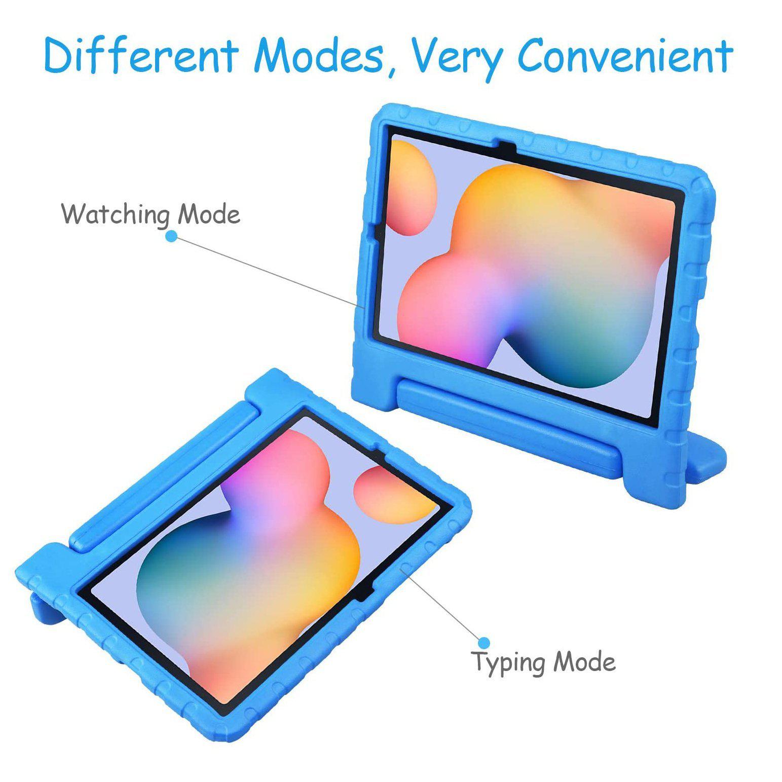 For Samsung Galaxy Tab S6 Lite 2022 Kids Case Shockproof Cover With Stand - Blue-Samsung Tablet Cases & Covers-First Help Tech