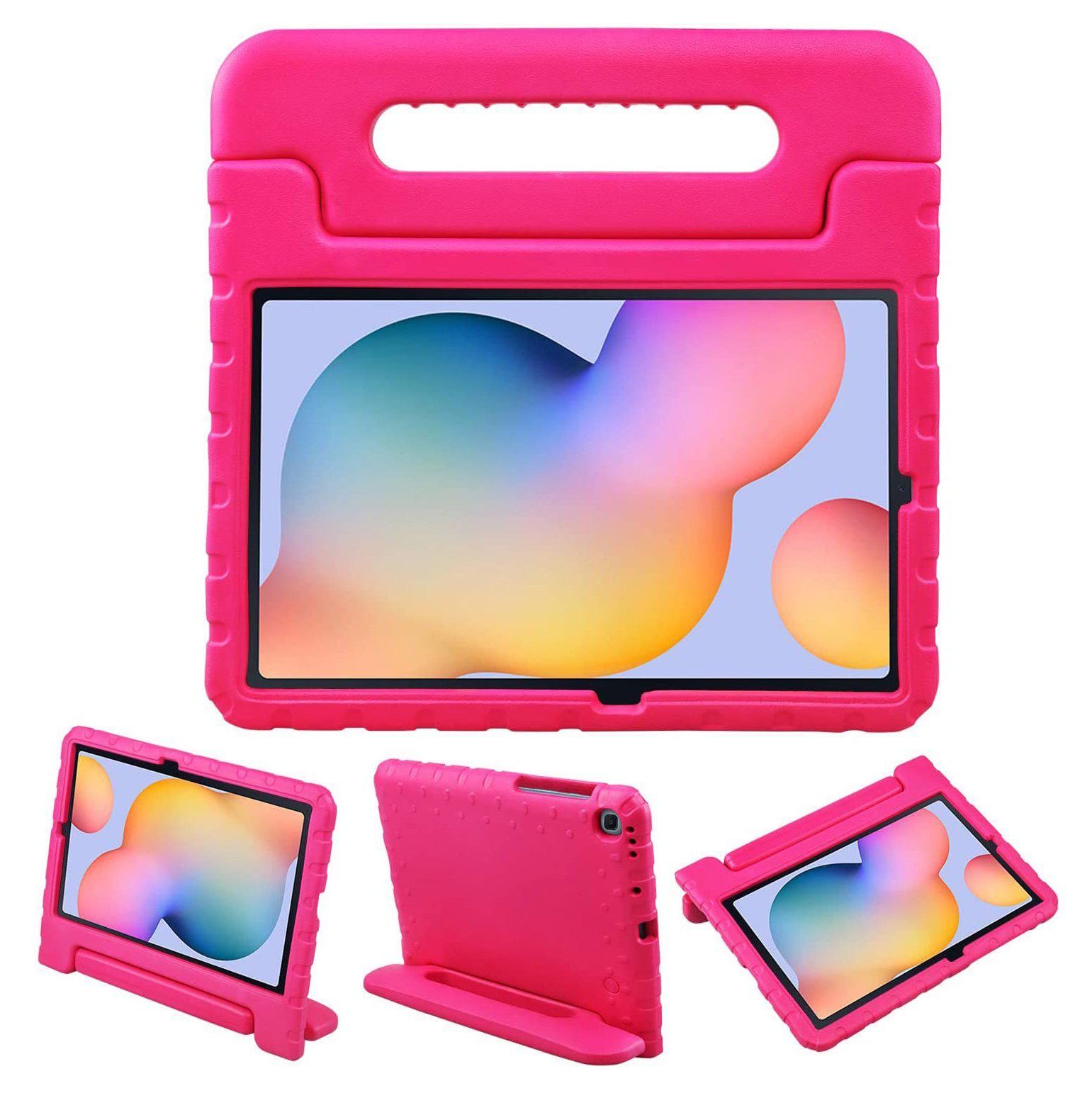For Samsung Galaxy Tab S6 Lite Kids Case Shockproof Cover With Stand - Pink-Cases & Covers-First Help Tech