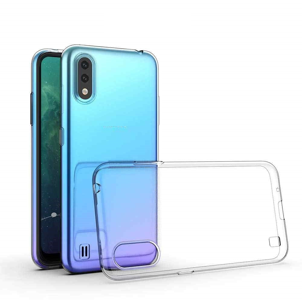 For Samsung Galaxy A01 Ultra Slim Transparent Gel Case-www.firsthelptech.ie