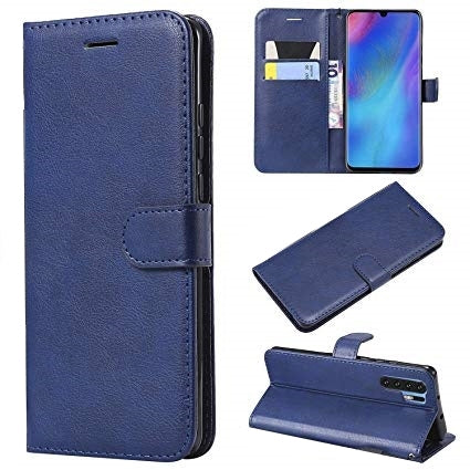 For Samsung Galaxy A42 5G Wallet Case Blue