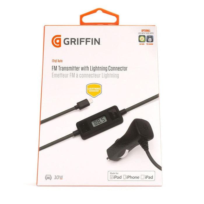 Griffin iTrip Auto FM Transmitter With MFI Lighting Connector Black-Car Accessories-First Help Tech