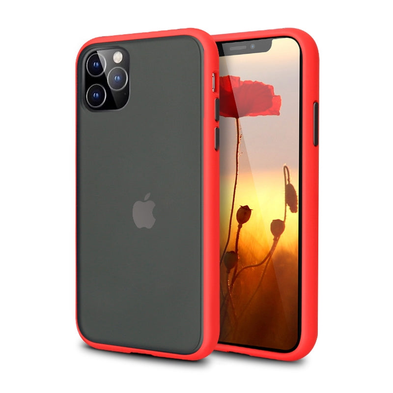 For Huawei P30 Latest Matte TPU Shockproof Hard Case Red