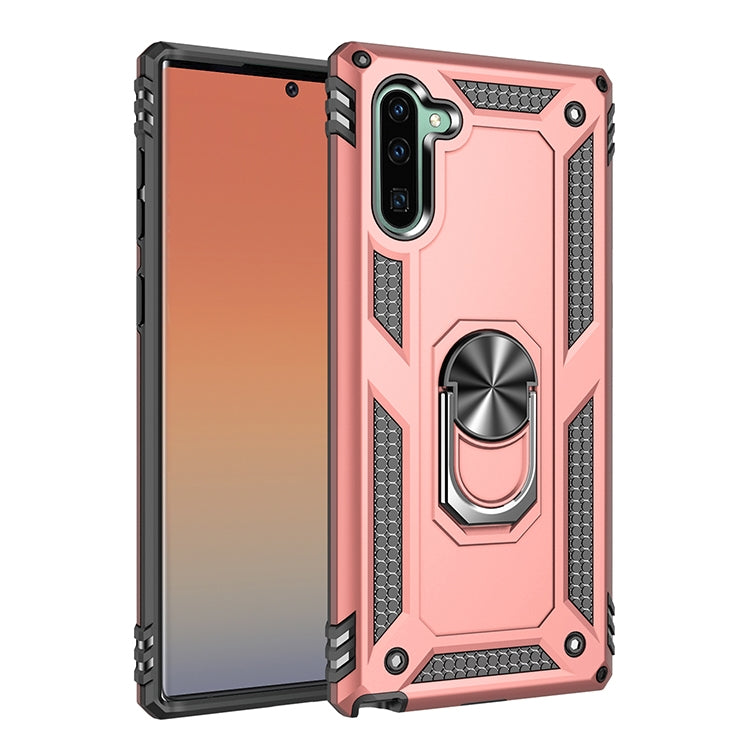For Huawei P40 Pro Magnetic Car Mount Protective Ring Holder Case Rose Gold