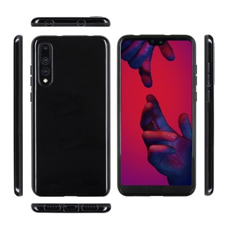 For Huawei P30 Gel Case Black