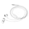 Hoco M70 Graceful Universal Earphone with Mic (White)-Earphones & Headsets-First Help Tech