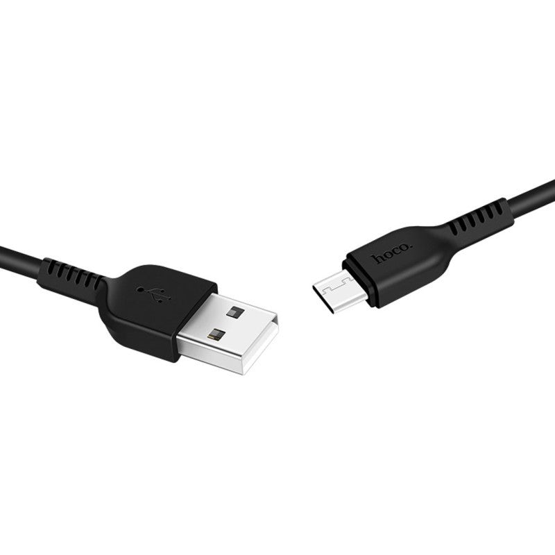 Hoco X20 Type-C Flash Charging Cable 2M (Black)-Cables and Adapters-First Help Tech