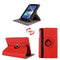For Apple iPad 10th Gen (10.9) 2022 360 Degree Rotating Stand Wallet Case Red-First Help Tech