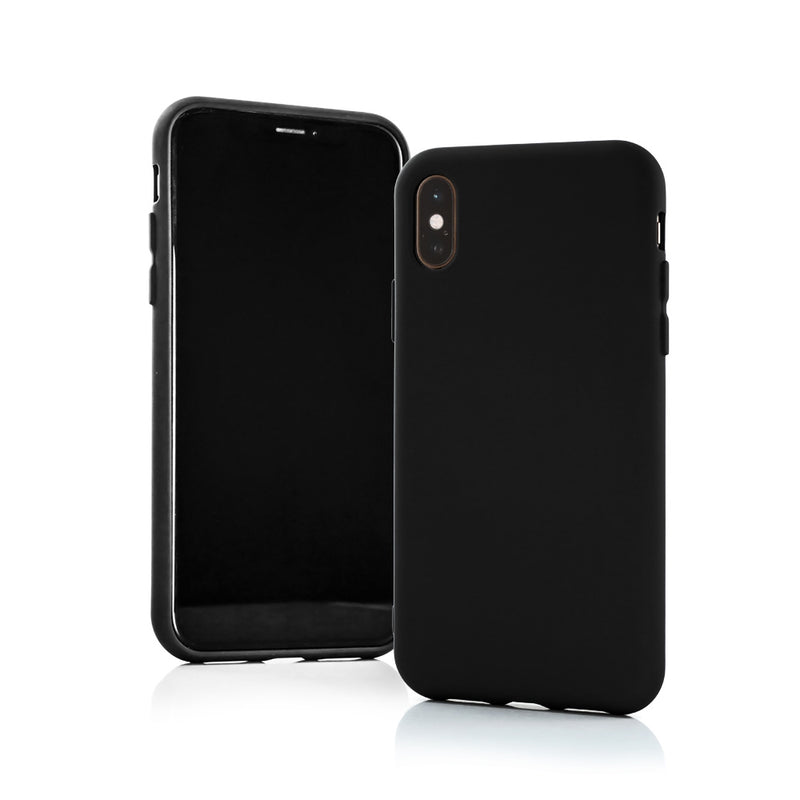 For Apple iPhone 11 Pro Max (6.5'') Liquid Silicone Case Black