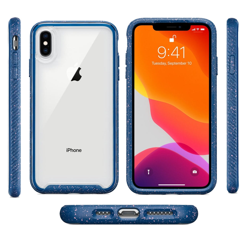 For Apple iPhone 11 Pro (5.8") HeavyDuty Traction Design Case Blue-www.firsthelptech.ie