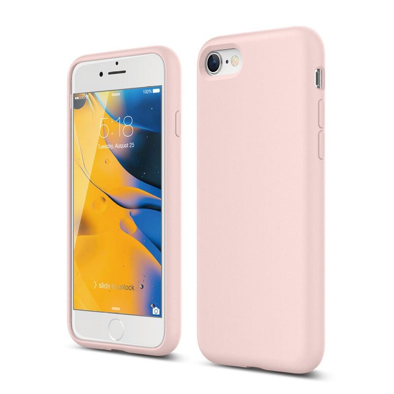 For Apple iPhone 12 Mini (5.4") Liquid Silicone Case Pink