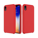 For Apple iPhone 12/12 Pro (6.1") Liquid Silicone Case Red