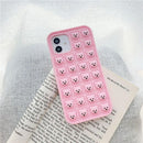 For Apple iPhone 12/12 Pro (6.1") Push Pop (Baby Bear) Silicone Case Pink