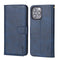 For Apple iPhone 12/12 Pro (6.1") Premium Aokus Wallet Case Blue