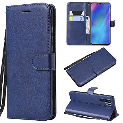 For Apple iPhone 12/12 Pro (6.1") Premium Aokus Wallet Case Blue