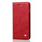 For Apple iPhone 12 Pro Max (6.7") Vintage Retro Wallet Case Red