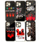 For Apple iPhone 12 Pro Squid Game PU Glass Protector Back Case Mix Design