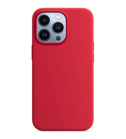For Apple iPhone 13 (6.1'') Liquid Silicone Red