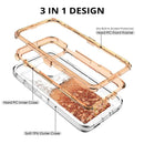 For Apple iPhone 13 (6.1") Drift-Sand Defender Design Case Red