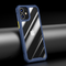 For Apple IPAKY iPhone 12 Mini (5.4") Hybrid Shockproof HD Transparent Dawn Case Blue