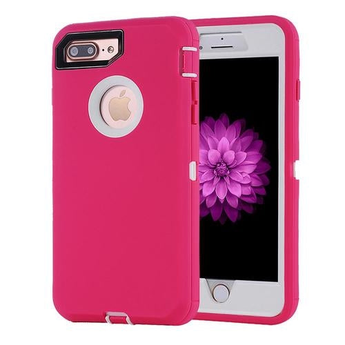 For Apple iPhone XR HeavyDuty Defender Design Rose-www.firsthelptech.ie