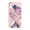 For Apple iPhone 12 Geomatric Violet Triangle Marble Case