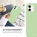 Liquid Silicone Case For Apple iPhone 11 Luxury Thin Phone Cover - Matcha Green-Cases & Covers-First Help Tech