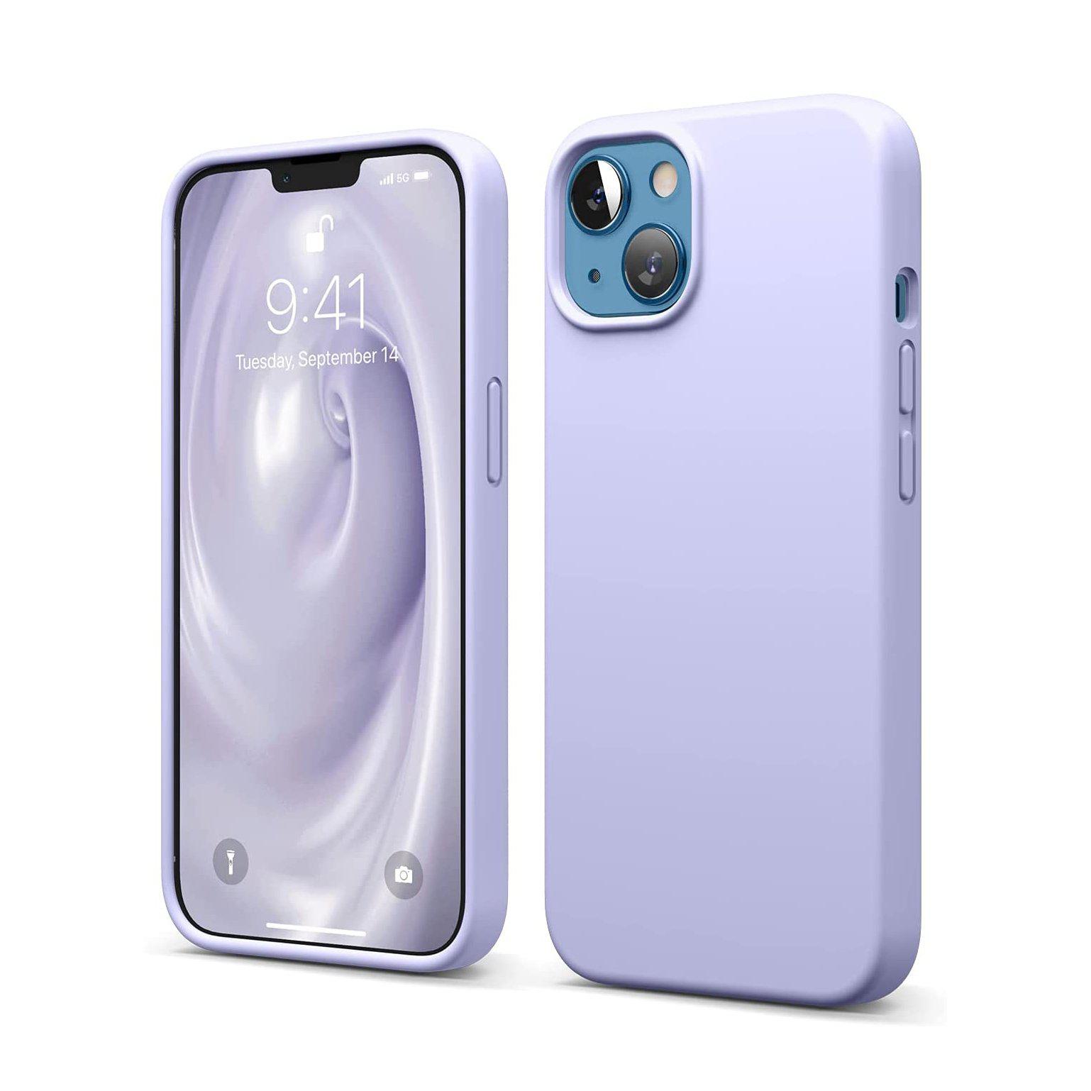 Liquid Silicone Case For Apple iPhone 13 Luxury Shockproof Phone Cover - Lilac Purple-Cases & Covers-First Help Tech