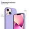 Liquid Silicone Case For Apple iPhone 13 Mini Luxury Shockproof Phone Cover - Lilac Purple-Cases & Covers-First Help Tech