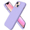 Liquid Silicone Case For Apple iPhone 13 Mini Luxury Shockproof Phone Cover - Lilac Purple-Cases & Covers-First Help Tech