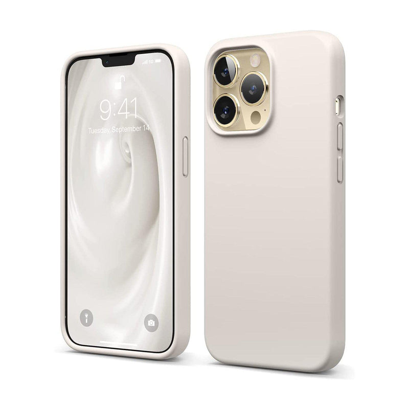 Liquid Silicone Case For Apple iPhone 13 Pro Luxury Shockproof Phone Cover Grey-Cases & Covers-First Help Tech