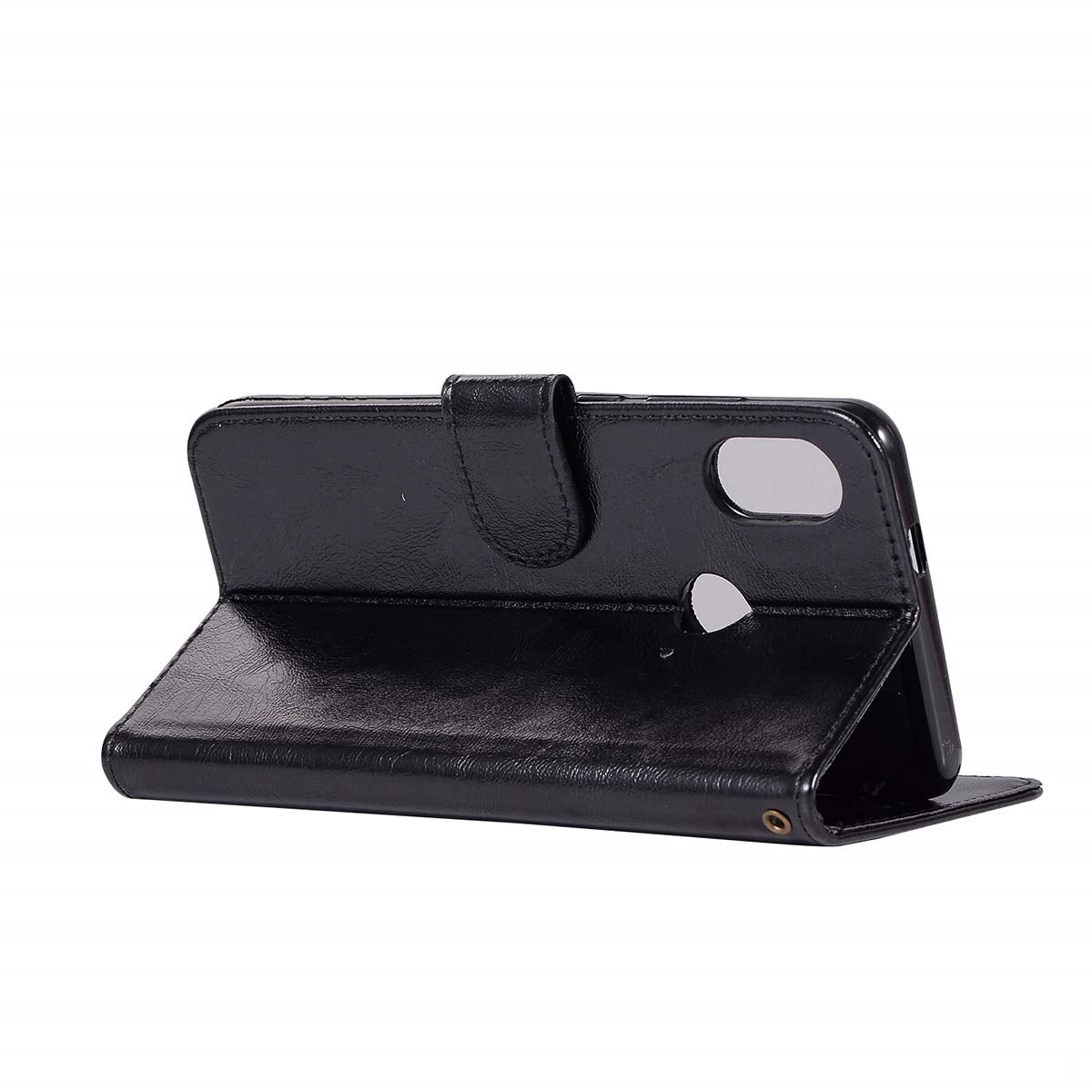 For Xiaomi Redmi Note 6 Pro Wallet Case Black