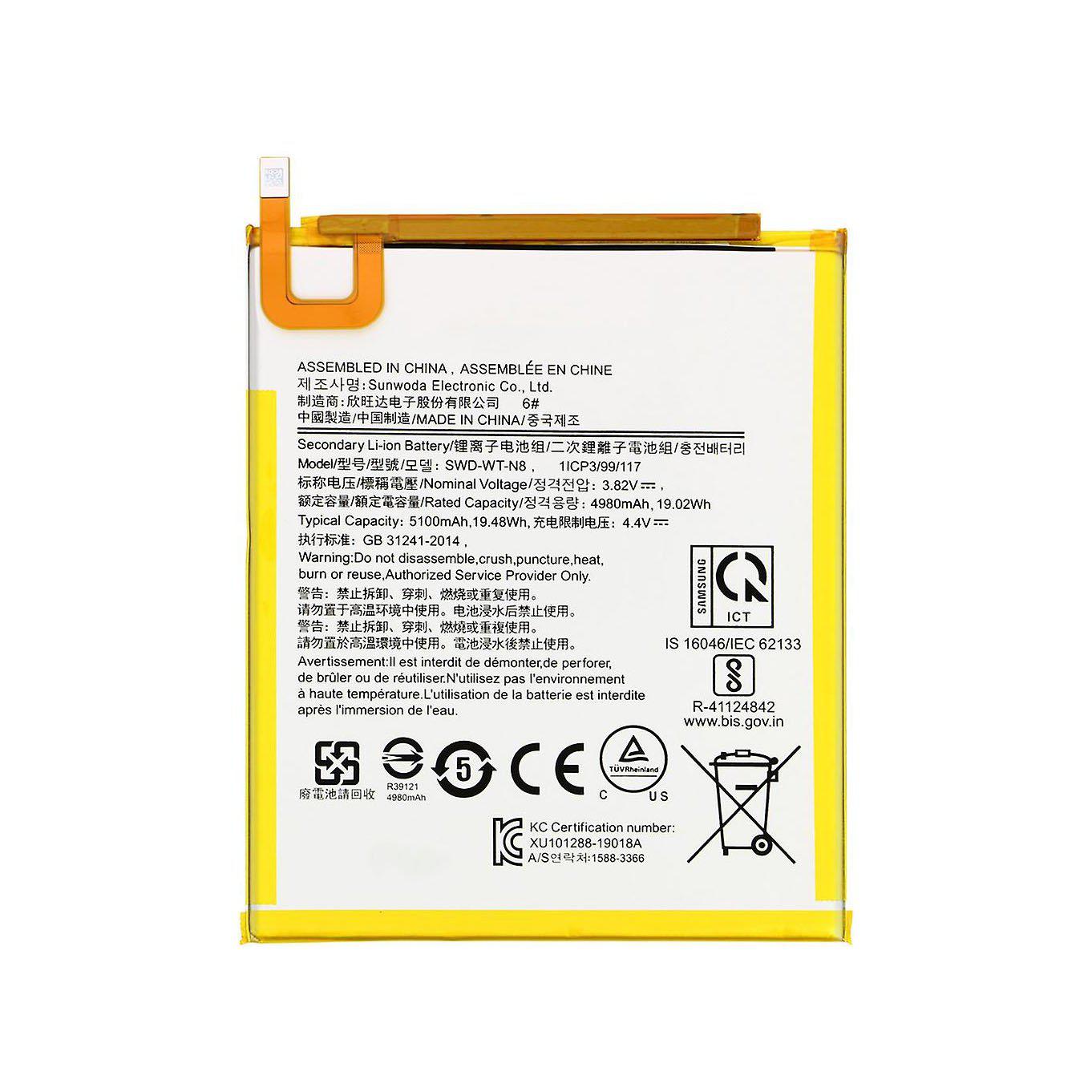 Replacement Battery For Samsung Galaxy Tab A 8.0 2019 T290 T295 | SWD-WT-N8-Tablet Parts-First Help Tech