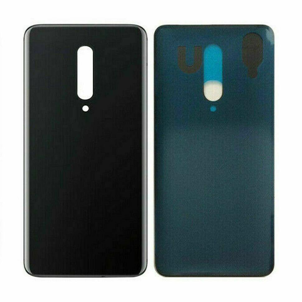 Replacement Rear Glass For OnePlus 7 Pro Battery Cover With Adhesive - Black-Mobile Phone Parts-First Help Tech