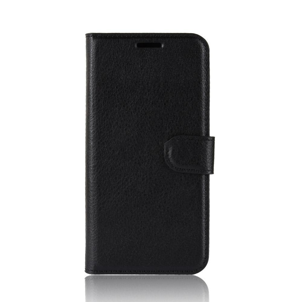 For Samsung Galaxy S10 5G Wallet Case Cover PU Leather Black